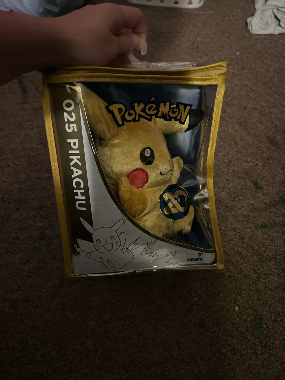 Pikachu Plush (Yellow) - Official Brand